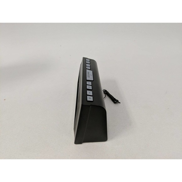 Best Buy essentials™ - BE-CLOPP3 Digital AM / FM Dual Alarm Clock - Black - Picture 2 of 2